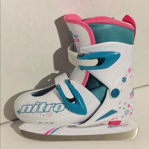 Lake Placid Girls Nitro 8.8 Figure Ice Skate 11-13